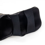 TOP KING TKSGCH MUAY THAI BOXING MMA SHIN GUARD PROTECTOR Synthetic Leather M-XL Black