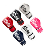 Fairtex BGV14 Lightweight Microfiber MUAY THAI BOXING GLOVES 8-16 oz Black