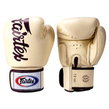 Fairtex BGV19 DELUXE TIGHT-FIT MUAY THAI BOXING GLOVES Leather 8-16 oz 5 Colours