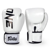 Fairtex BGV1 ONE Championship MUAY THAI BOXING GLOVES Leather 8-16 oz 4 Colours