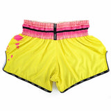 YOKKAO HIGH SCREAM CARBONFIT MUAY THAI MMA BOXING Shorts S-XXL Yellow