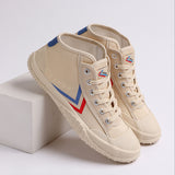FEIYUE SHANGHAI FE MID 2035 Martial Art / Kung Fu / Wushu / Tai Chi Skate Sports Street Fashion Training Shoes / Sneakers Mid Top Size 34-44 Unisex Youth Adult Khaki