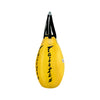 FAIRTEX SUPER TEARDROP HB15 MUAY THAI BOXING MMA PUNCHING HEAVY BAG - UNFILLED Syntek Leather 38 dia x 93 cm Yellow