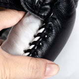 TWINS SPIRIT NOSE GUARD HGL-9 MUAY THAI BOXING MMA SPARRING HEADGEAR HEAD GUARD PROTECTOR Leather S-XL Black