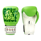 Top King TKBGEA01-WH/GN ELLE "REVIVAL BALANCE" MUAY THAI BOXHANDSCHUHE Rindsleder 8-14 oz