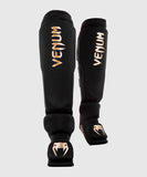 VENUM KONTACT EVO ELASTIC MUAY THAI BOXING MMA SHIN GUARD PROTECTOR Cotton S-XL 4 Colours