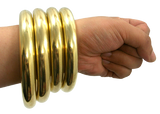 Traditional Martial Art Hung Ga Kuen Wing Chun Kung Fu Iron Forearm Wrist Rings Strength Training True Brass Size S / M / L