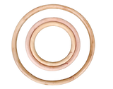 Traditional Martial Art Wing Tsun Kung Fu Smooth Durable Rattan Training Ring S-XL Inside Diameter 17.5 / 21.5 / 28 / 35 cm