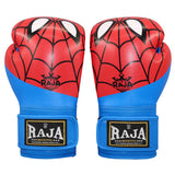 RAJA RBGP-C21 MUAY THAI BOXING GLOVES Cooltex PU Leather Kids  6 oz Spider-Man