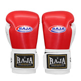 RAJA RBGP-9 MUAY THAI BOXING GLOVES Cooltex PU Leather Kids 6 oz Red