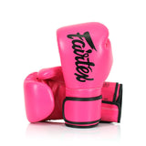 Fairtex BGV14 Lightweight Microfiber MUAY THAI BOXING GLOVES 8-16 oz Pink-Black