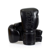 Fairtex BGV14 Lightweight Microfiber MUAY THAI BOXING GLOVES 8-16 oz Black