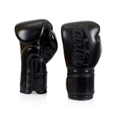 Fairtex BGV14 Lightweight Microfiber MUAY THAI BOXING GLOVES 8-16 oz Black