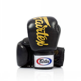 Fairtex BGV19 DELUXE TIGHT-FIT MUAY THAI BOXING GLOVES Leather 8-16 oz 5 Colours