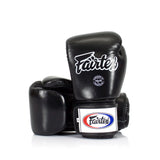 Fairtex BGV1 "Tight-Fit" Design THAI MUAY THAI BOXING GLOVES Leather 8-16 oz 6 Colours