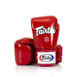 Fairtex BGV1 "Tight-Fit" Design THAI MUAY THAI BOXING GLOVES Leather 8-16 oz 6 Colours