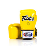 Fairtex BGV1 "Tight-Fit" Design THAI MUAY THAI BOXING GLOVES Leather 8-16 oz 6 Colours
