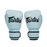 Fairtex BGV20  MUAY THAI BOXING GLOVES Leather BABY BLUE 8-16 oz