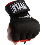 TITLE Attack Nitro Speed Wraps MUAY THAI BOXING QUICK GEL GLOVES HANDWRAPS S-XL Black S-XL Black