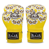 RAJA RBGP-C28 MUAY THAI BOXING GLOVES Cooltex PU Leather Kids 6 oz Curious George