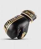VENUM-03805-126 SHIELD PRO BOXING GLOVES VERLCRO NAPPA LEATHER 10-12 OZ Black Gold