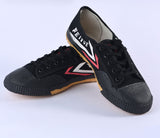 FEIYUE TOPONE CLASSIC Kampfkunst-/Kung-Fu-/Wushu-/Tai-Chi-/Parkour-/Trainingsschuhe, Größe 28–47, Unisex, für Kinder, Jugendliche und Erwachsene, Weiß/Schwarz (Einzelhandel oder Großhandel)