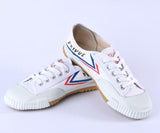 FEIYUE TOPONE CLASSIC Kampfkunst-/Kung-Fu-/Wushu-/Tai-Chi-/Parkour-/Trainingsschuhe, Größe 28–47, Unisex, für Kinder, Jugendliche und Erwachsene, Weiß/Schwarz (Einzelhandel oder Großhandel)