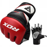 RDX T12 MMA MUAY THAI BOXING SPARRING GLOVES Leather Size S-XL 3 Colours