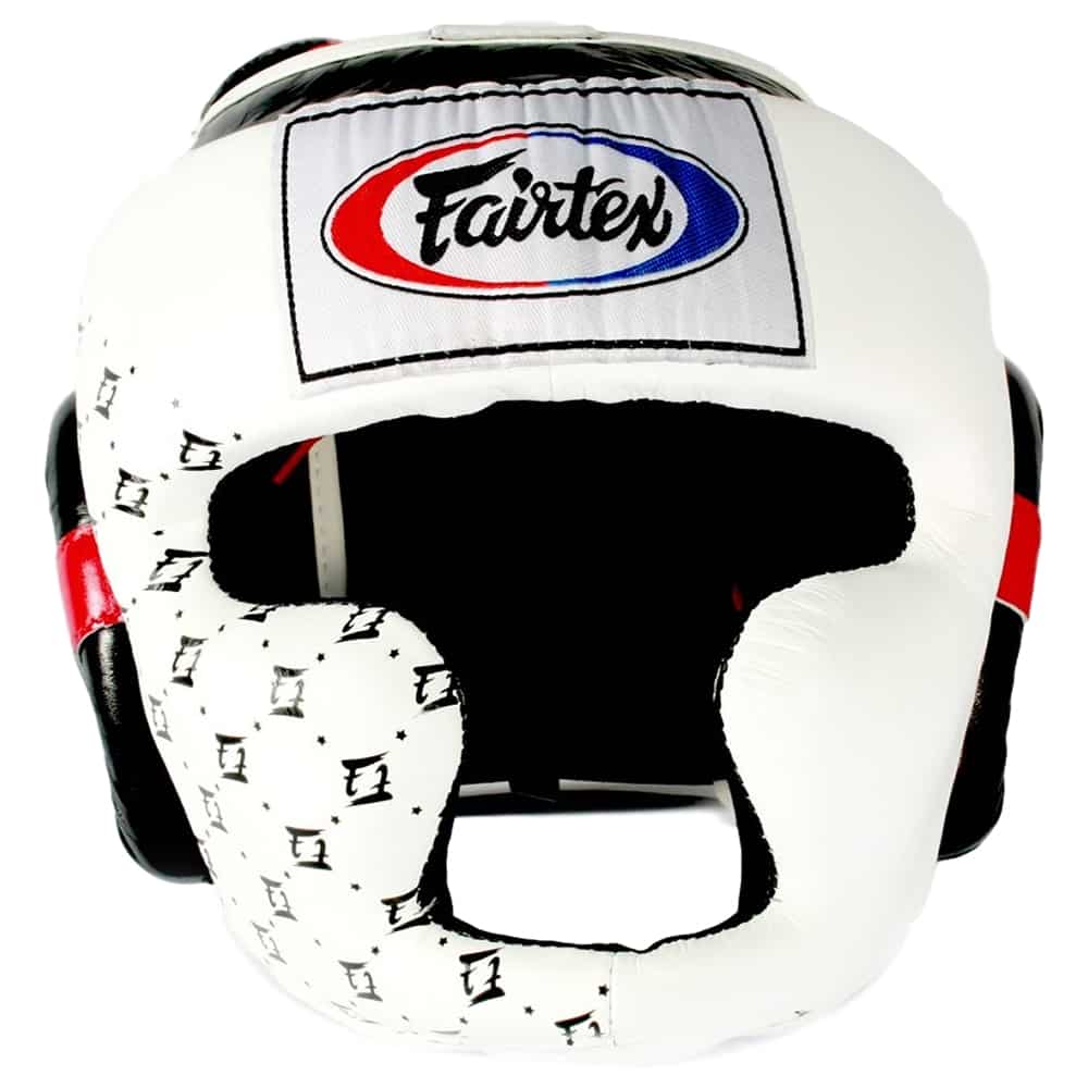 FAIRTEX SUPER SPARRING HG10 HEADGEAR HEAD GUARD PROTECTOR Leather