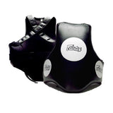 FAIRTEX TRAINER'S TV1 SPARRING BODY SHIELD PROTECTOR VEST Size Free Black