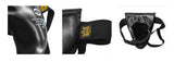 RAJA RPCP-T6 MUAY THAI BOXEN MMA SPARRING Tiefschutz Schutz Größe S / L Schwarz