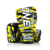 Fairtex BGV ONE X Mr.Sabotage MUAY THAI BOXING GLOVES Leather 8-16 oz