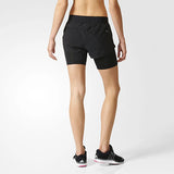 ADIDAS Women's Two in One Gym Shorts Size S-M Black