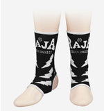 RAJA RAG-6 MUAY THAI  BOXING MMA ANKLE SUPPORT GUARD SIZE FREE Black