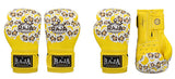 RAJA RBGP-C28 MUAY THAI BOXING GLOVES Cooltex PU Leather Kids 6 oz Curious George