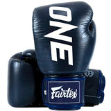 Fairtex BGV1 ONE Championship MUAY THAI BOXING GLOVES Leather 8-16 oz 4 Colours