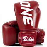 Fairtex BGV1 ONE Championship MUAY THAI BOXING GLOVES Leather 8-16 oz 4 Colours