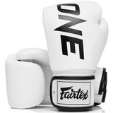 Fairtex BGV1 ONE Championship MUAY THAI BOXING GLOVES Leather 8-16 oz 4 Colours