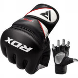 RDX T12 MMA MUAY THAI BOXING SPARRING GLOVES Leather Size S-XL 3 Colours
