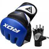 RDX T12 MMA MUAY THAI BOXING SPARRING GLOVES Leather Size S-XL 3 Colours