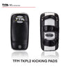TFM TKPL2 MUAY THAI BOXING MMA KICK PADS Cowhide Leather M / L