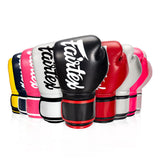 Fairtex BGV14 Lightweight Microfiber MUAY THAI BOXING GLOVES 8-16 oz Yellow