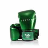 Fairtex BGV22 Metallic MUAY THAI BOXING GLOVES 8-16 oz Metallic Green
