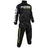 VENUM-03688-001 TRAINING CAMP Sauna Suit Vinyl Sweatsuit Black Size S-XL (SET)
