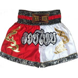 Thai Boxing Youth MUAY THAI BOXING Shorts XS-S White-Blue/White-Red