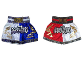Thai Boxing Youth MUAY THAI BOXING Shorts XS-S White-Blue/White-Red