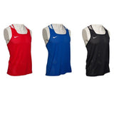 NIKE DRI-FIT Competition Boxing Set Vest Tank Top & Shorts Trunks XS-XXL 3 Colours Black / Red / Blue