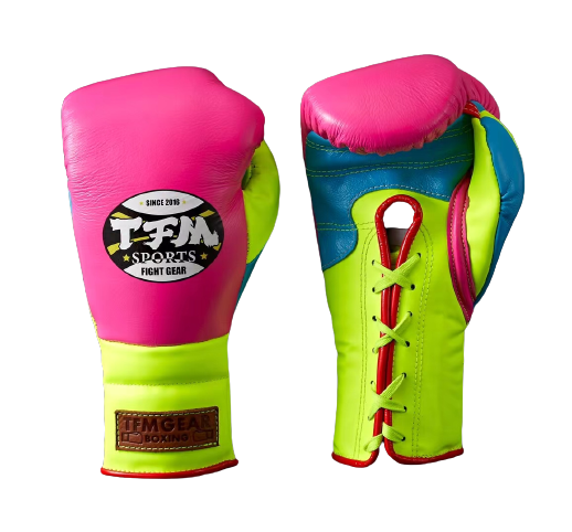 NEW RELEASE FUNKY TFM T3 CUSTOM HANDMADE PROFESSIONAL COMPETITIONS BOXING GLOVES LACES UP 12 OZ