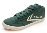 FEIYUE Classic Skate Sports Street Fashion Training Shoes Sneakers Mid Top Size 34-45 Unisex Youth Adult Green