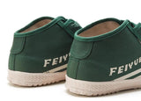FEIYUE Classic Skate Sports Street Fashion Training Shoes Sneakers Mid Top Size 34-45 Unisex Youth Adult Green